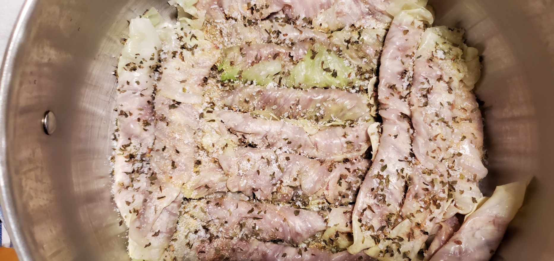 Rolls seasoned and ready to cook